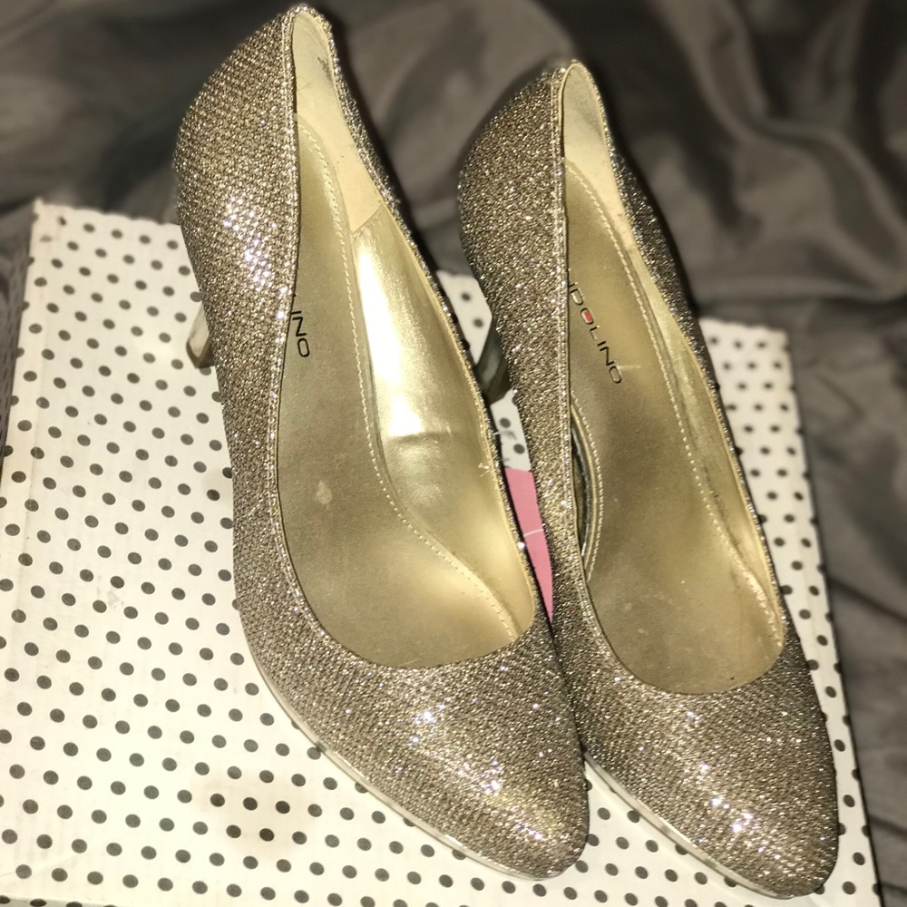 Glittery heels